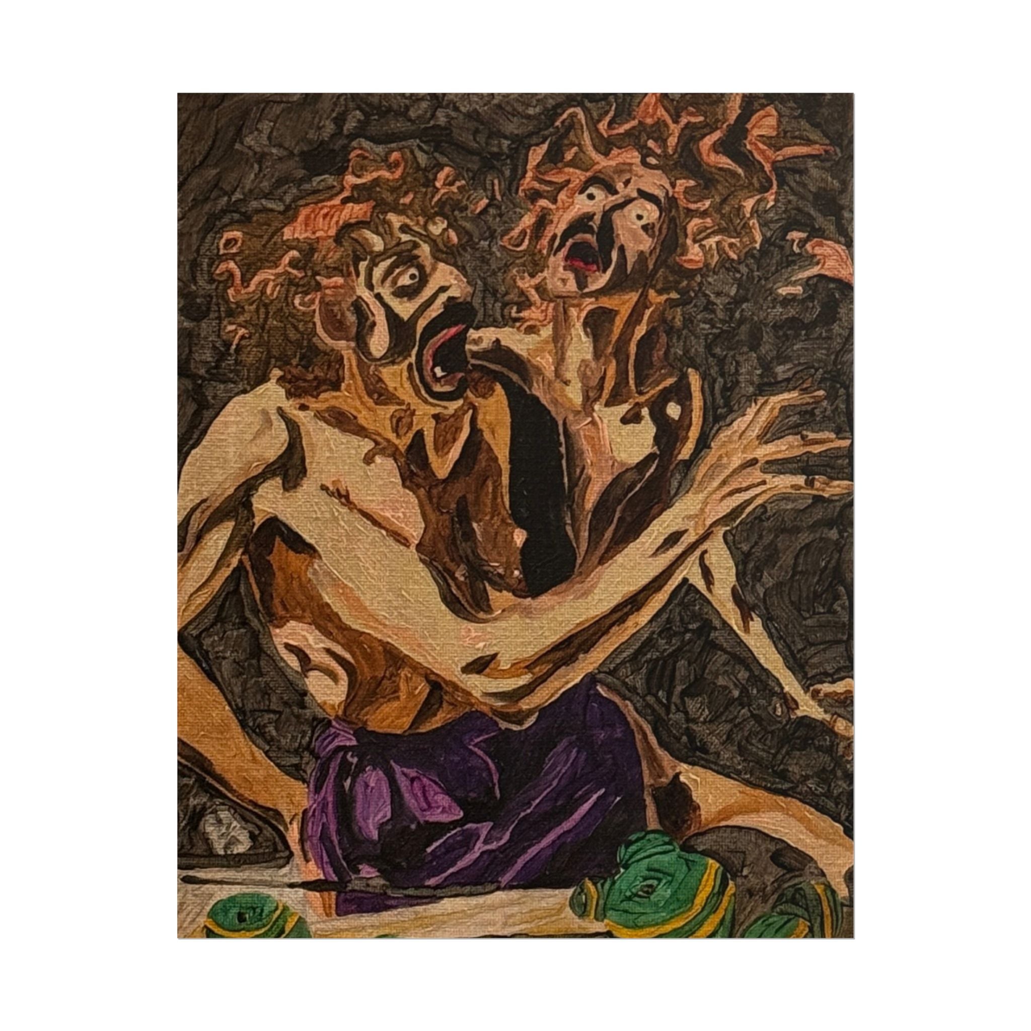My PTSD Monster art print by Timothy Colomer