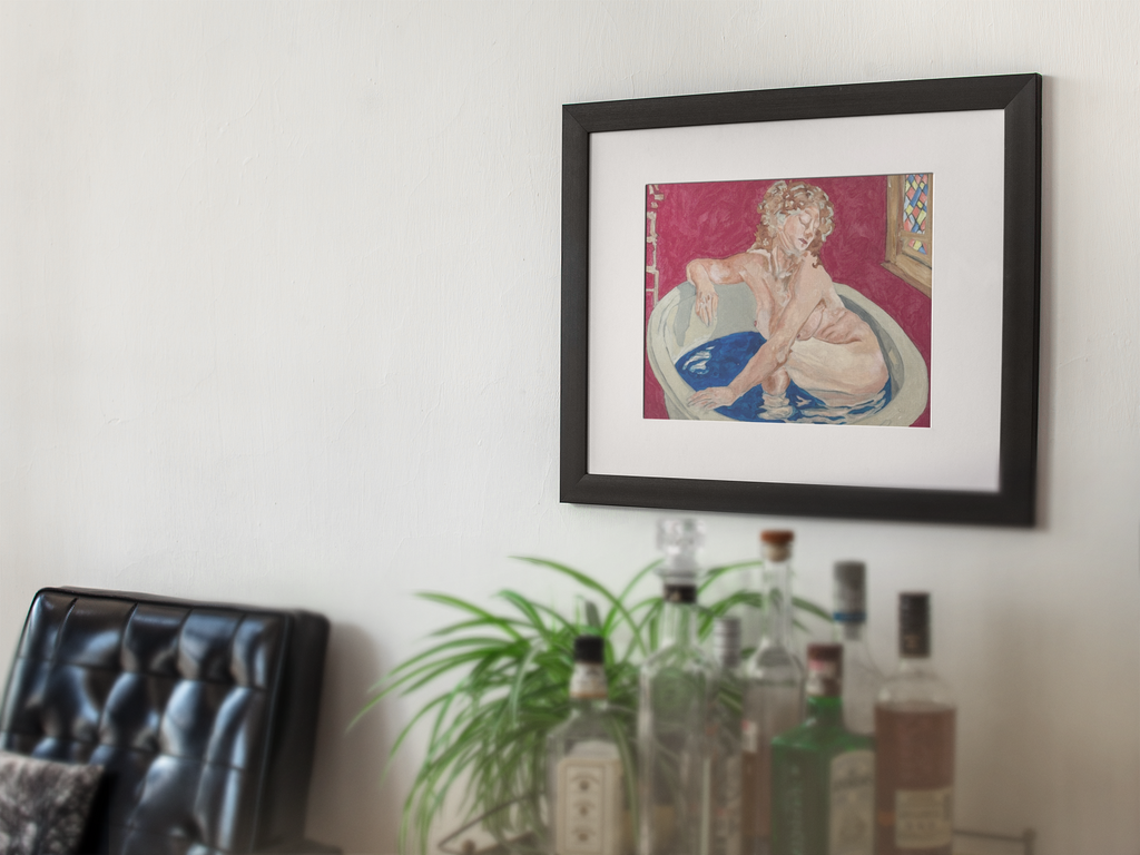 Nude in Tub art print by Timothy Colomer — view 2
