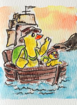 Hawaii Expedition | Duck & Compass Society collectible art card collection by Duck & Compass Society — view 2