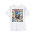 Arrival – Endless Summer Japan Travel T-Shirt | Official Bruce Brown Films Adventure Tee T-Shirt hand painted duck art card, collectible mini art, travel souvenir, cruise gift idea - The Duck & Compass Society