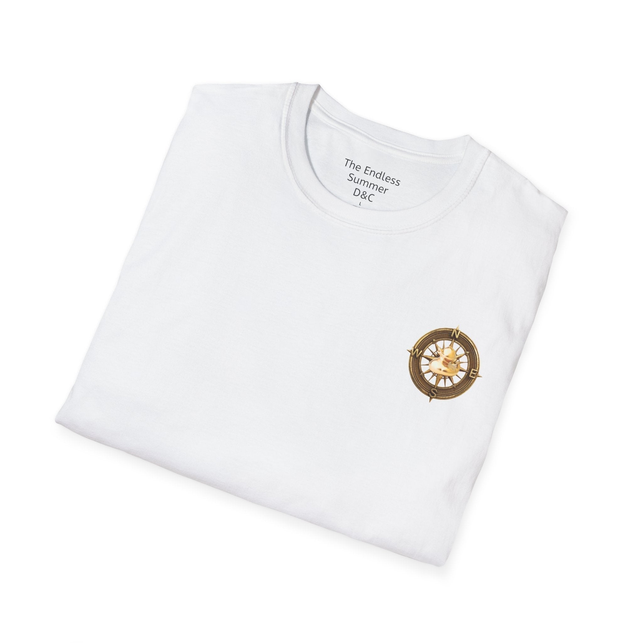 Arrival – Endless Summer Japan Travel T-Shirt | Official Bruce Brown Films Adventure Tee T-Shirt hand painted duck art card, collectible mini art, travel souvenir, cruise gift idea - The Duck & Compass Society