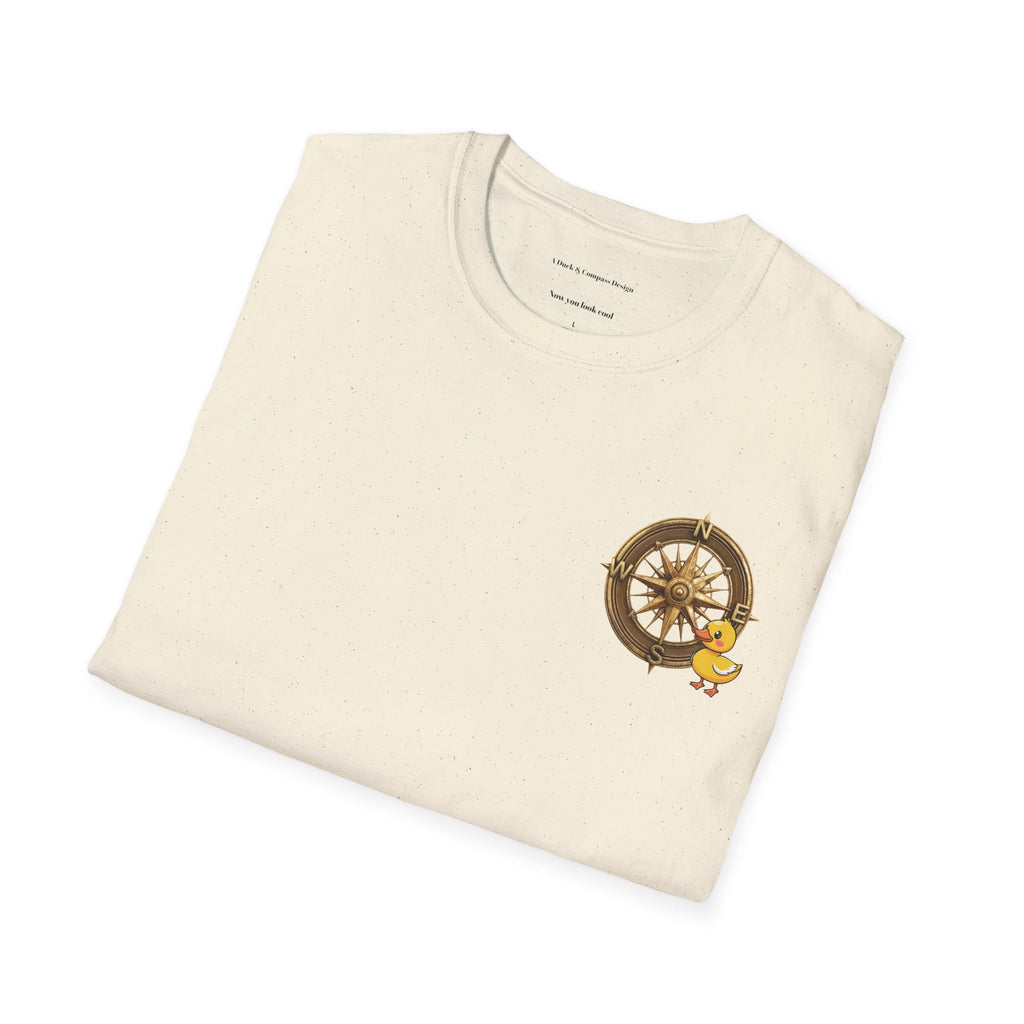 Duckzilla Retro Kaiju T-Shirt – Vintage Japanese Monster Movie Duck Graphic Tee T-Shirt hand painted duck art card, collectible mini art, travel souvenir, cruise gift idea - The Duck & Compass Society