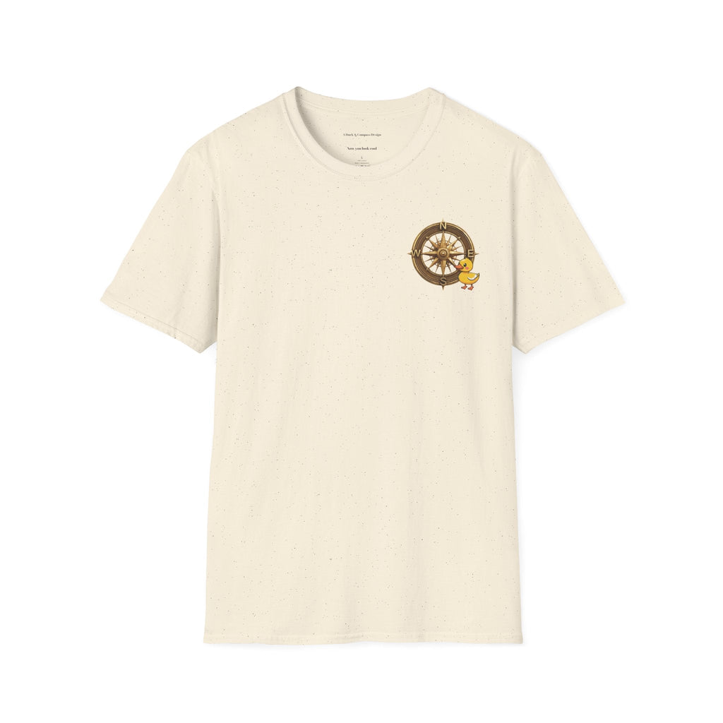 Duckzilla Retro Kaiju T-Shirt – Vintage Japanese Monster Movie Duck Graphic Tee T-Shirt hand painted duck art card, collectible mini art, travel souvenir, cruise gift idea - The Duck & Compass Society