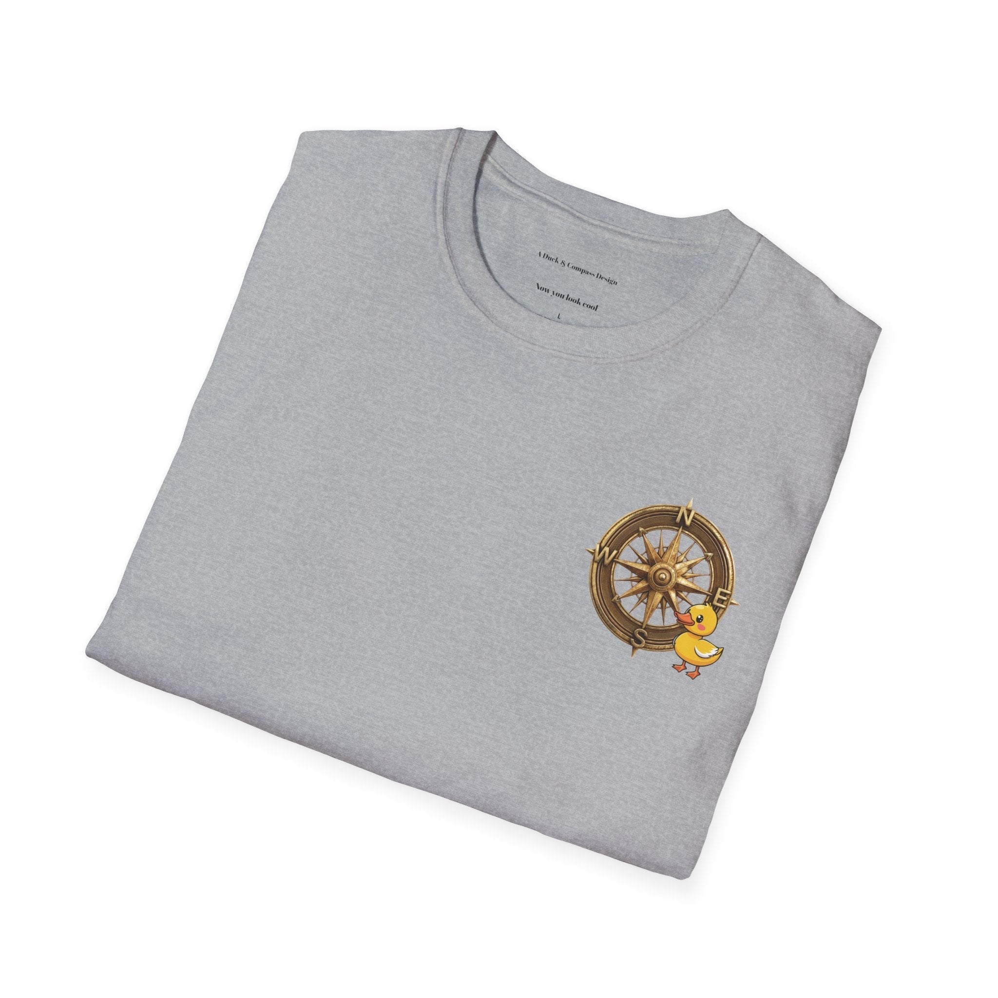 Duckzilla Retro Kaiju T-Shirt – Vintage Japanese Monster Movie Duck Graphic Tee T-Shirt hand painted duck art card, collectible mini art, travel souvenir, cruise gift idea - The Duck & Compass Society