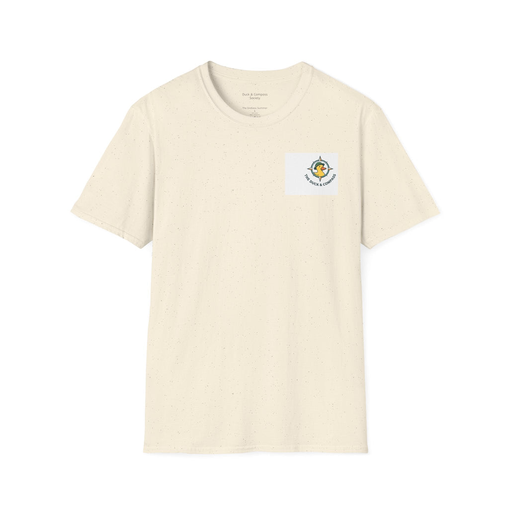 Mike Tubed - Premium Tee T-Shirt hand painted duck art card, collectible mini art, travel souvenir, cruise gift idea - The Duck & Compass Society