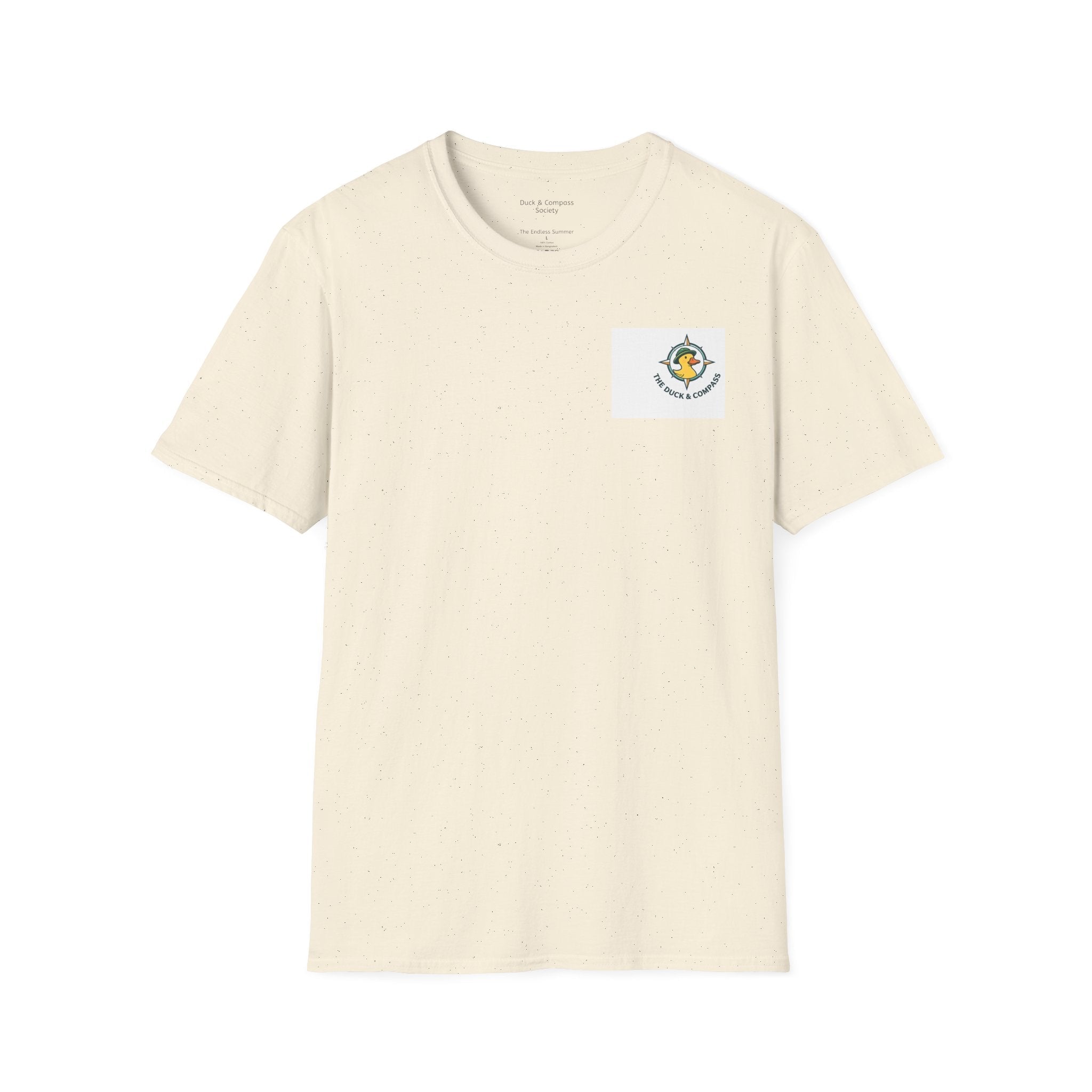 Mike Tubed - Premium Tee T-Shirt hand painted duck art card, collectible mini art, travel souvenir, cruise gift idea - The Duck & Compass Society