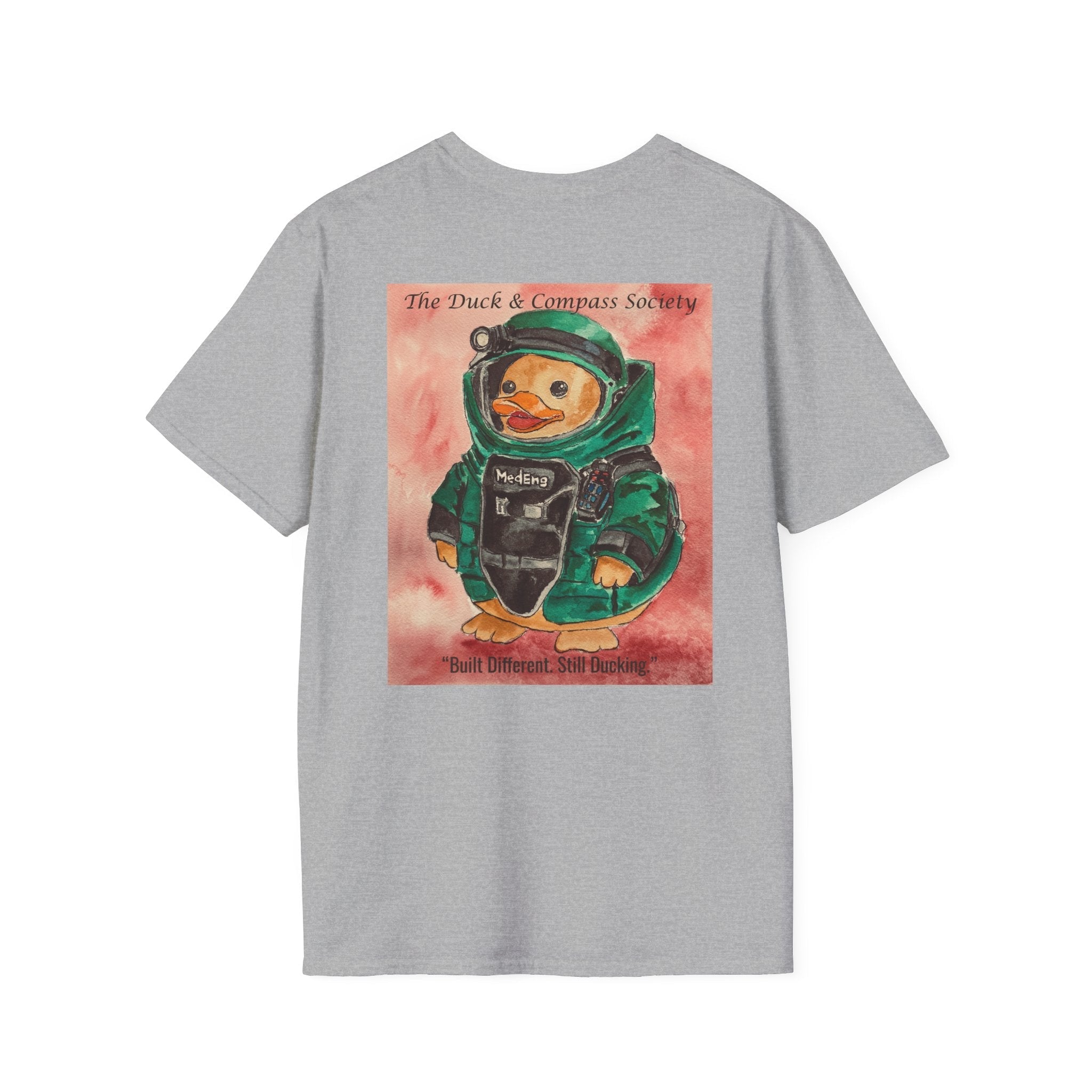 Rendered Safe Founder Edition - Premium Tee T-Shirt hand painted duck art card, collectible mini art, travel souvenir, cruise gift idea - The Duck & Compass Society