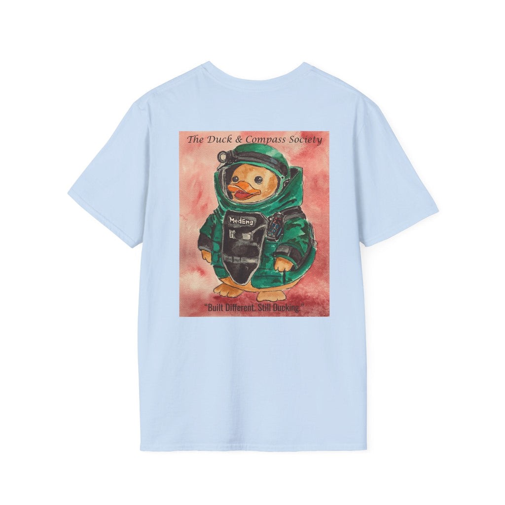 Rendered Safe Founder Edition - Premium Tee T-Shirt hand painted duck art card, collectible mini art, travel souvenir, cruise gift idea - The Duck & Compass Society