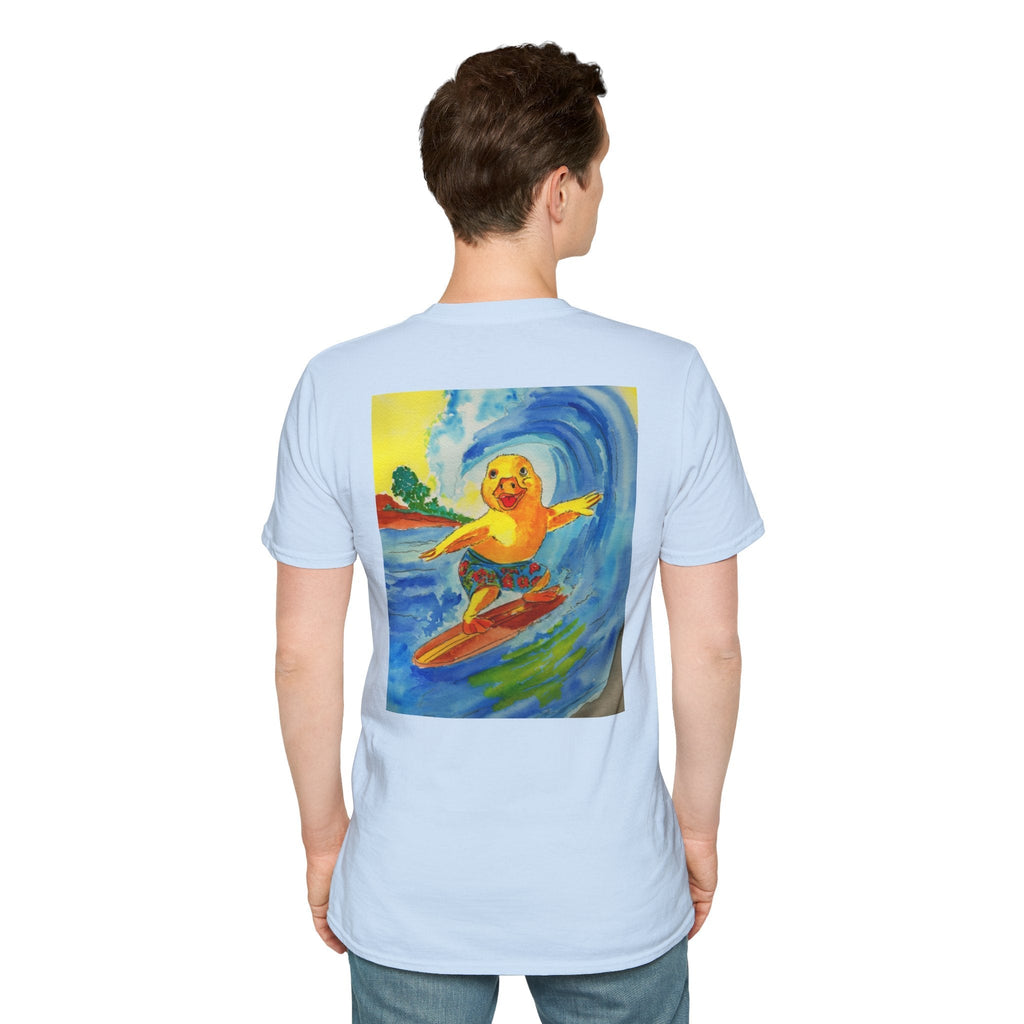 Robert Explorer Pack – T-Shirt, Hat & Original Art Card hand painted duck art card, collectible mini art, travel souvenir, cruise gift idea - The Duck & Compass Society