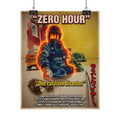 Zero Hour – Vintage Disaster Movie Poster Print by Timothy Colomer Poster hand painted duck art card, collectible mini art, travel souvenir, cruise gift idea - The Duck & Compass Society